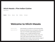 Tablet Screenshot of mirchmasalaa.com